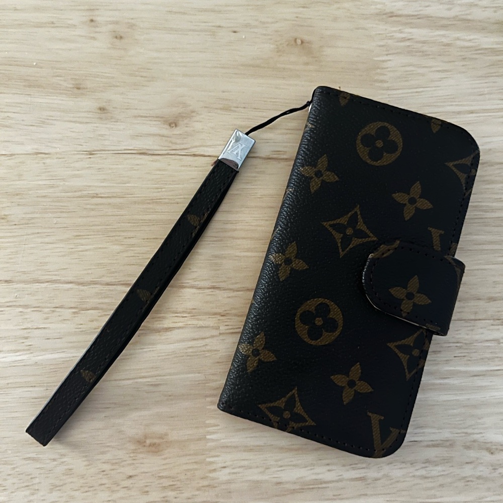 Louis Vuitton Monogram Black and Brown Phone Case